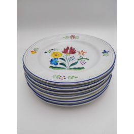 Herendi - Tányér készlet - 6 db, Village Pottery  (123)