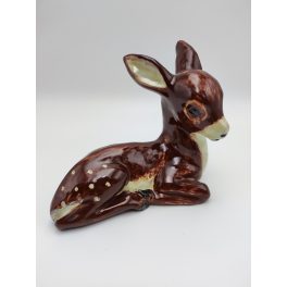 Izsépy Margit - Őz - Fekvő őz Bambi, Art deco (200)