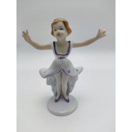 ARPO - Hölgy - román porcelán dízőz figura (82)